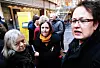 Den daværende FO-ledelsen på lanseringen av en stortingsmelding i starten av 2012. F.v: Mimmi Kvisvik, Anna-Sabina Soggiu og leder Rigmor Hogstad.