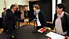 NØKTERNT: Det er ventet et nøkternt mellomoppgjør i kommunesektoren. Klokka 10 i dag la partene fram sine krav. Forhandlingsleder for KS, Per Kristian Sundnes (t.v.), og forhandlingsleder for LO Kommune, leder av Fagforbundet Mette Nord.