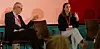 TILLIT: Nav-direktør Hans Christian Holte og Ina Libak diskuterte tillitsreform og Nav på Kartellkonferansen.