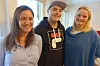 F.v: Barnevernsleder Elisabeth Kumano Rom, Fredrik Sørensen og virksomhetsleder Hanne Bjørkvold Lilleåsen.