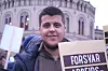 FØRSTEREISGUTT: Sosionomstudent Anel Sadak ved Diakonhjemmet Høgskole i Oslo streiker for første gang.