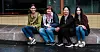 Hanne Line Wærnes, Elin Lindberg Tjeldsen, Torunn Bredvei Steinsholt, Ingrid Ellingvåg, ambassadører for FO i Palestina.