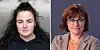 Glorija Grabovac (t.v.) og Anna Nylund.
