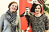 NORDLANDS TROMPETER: Hovedtillitsvalgt Inger Marie Jacobsen (t.v.) og vara Mette Nilsen får FO Nordlands sosialarbeiderpris for å ha vært uredde stemmer under nedleggelsen av foreldre- og barnavdelingen på Sollia.