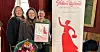 Prisvinner Christine Fredriksen sammen med sine kolleger i FO, Sherin Andreassen (t.v.) og Hanne Kro Sørborg.
