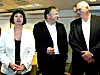 Vågeng i 2007 sammen med Navs «gudfar», arbeids- og inkluderingsminister Bjarne Håkon Hanssen (Ap) og LO-leder Roar Flåthen, da hun representerte NHO i arbeidet med ny ordning for avtalefestet pensjon.