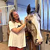 Hege Tyssø Bergan har vært i rehabilitering på en gård etter at hun ble sykemeldt.