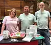 Maria Bjørneskaret, Tom Kollerud og Eirik Søberg fra FO Oslo håper å verve mange studentmedlemmer.