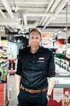 Butikksjef på Meny Trekanten i Asker, Morten Aanestad.