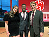 Kristine Holden, Fawzi Warsame og Fabian Wahl Sandvold poserer sammen.